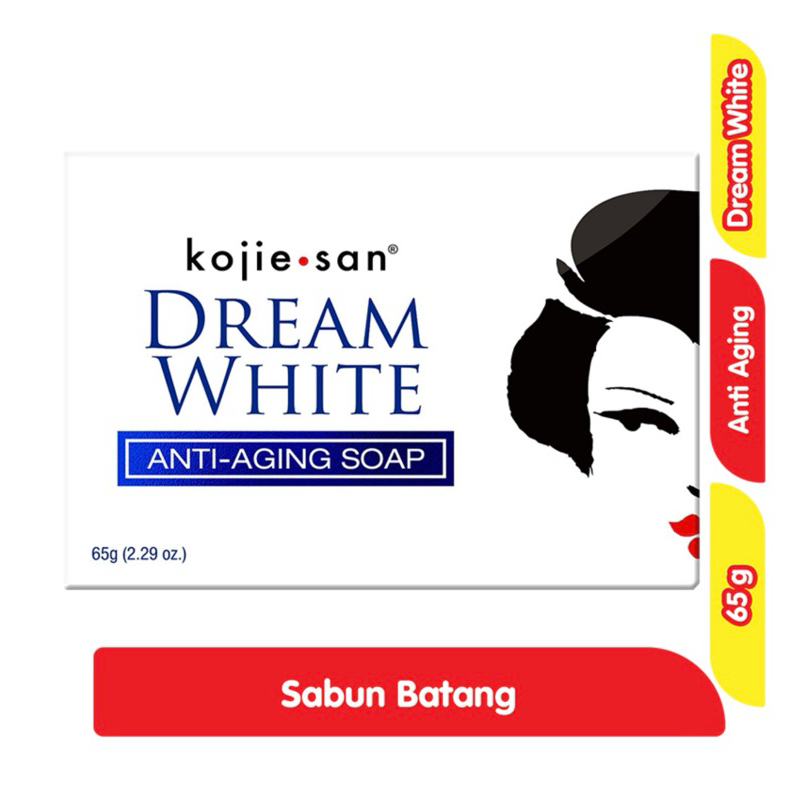 KojieSan Skin Lightening Sabun Mandi Batang Pencerah Wajah&Tubuh (Dream White) 65g