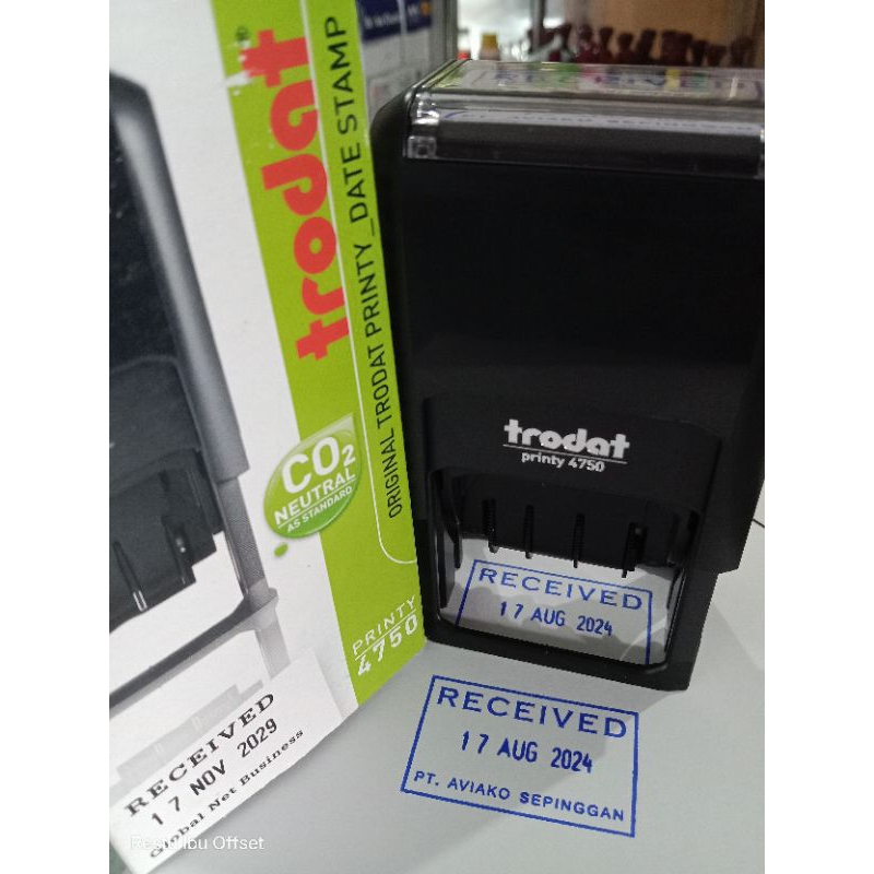 

STEMPEL TRODAT 4750 LUNAS, PAID, COPY DLL