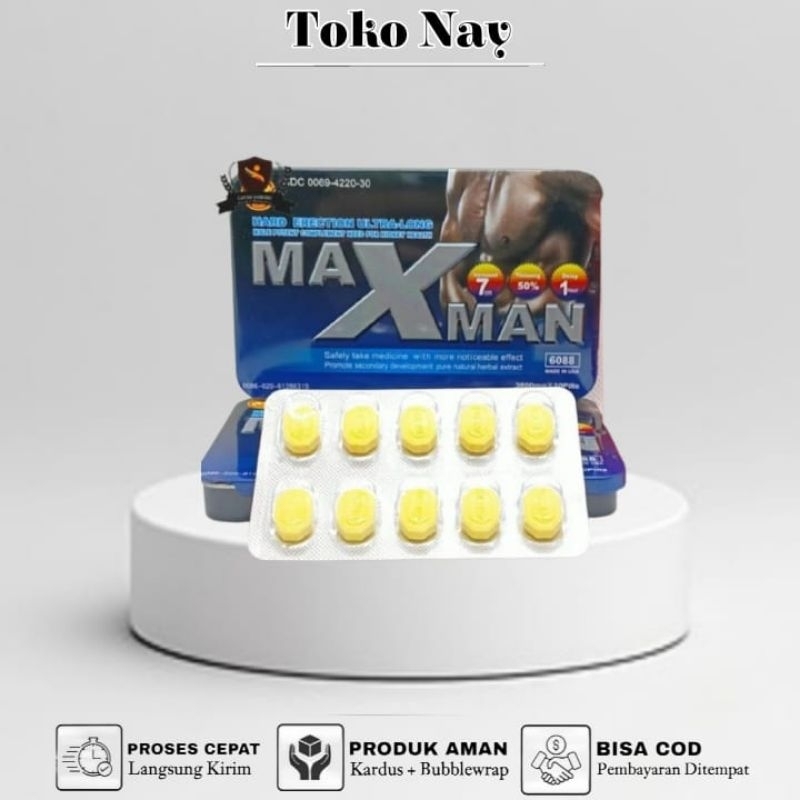 READY MAX MAN OBAT KUAT MANTAP 100% ORIGINAL JOS