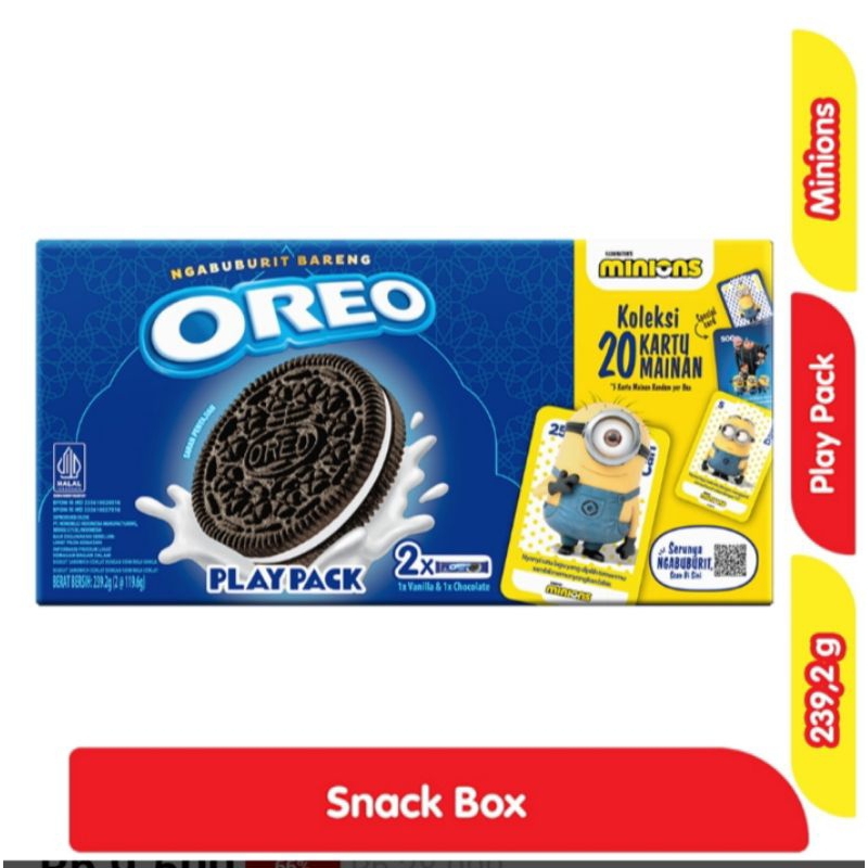

OREO PLAY PACK MINIONS SERIES isi 2pack uk gede