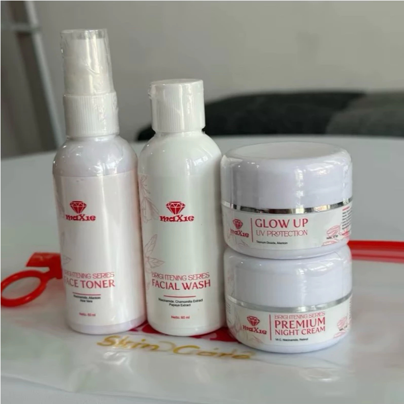 (ORIGINAL BPOM) Paket Maxie Glow Skin Care Maxi Skincare Cream Krim Perawatan Wajah / Cream Maxie Gl