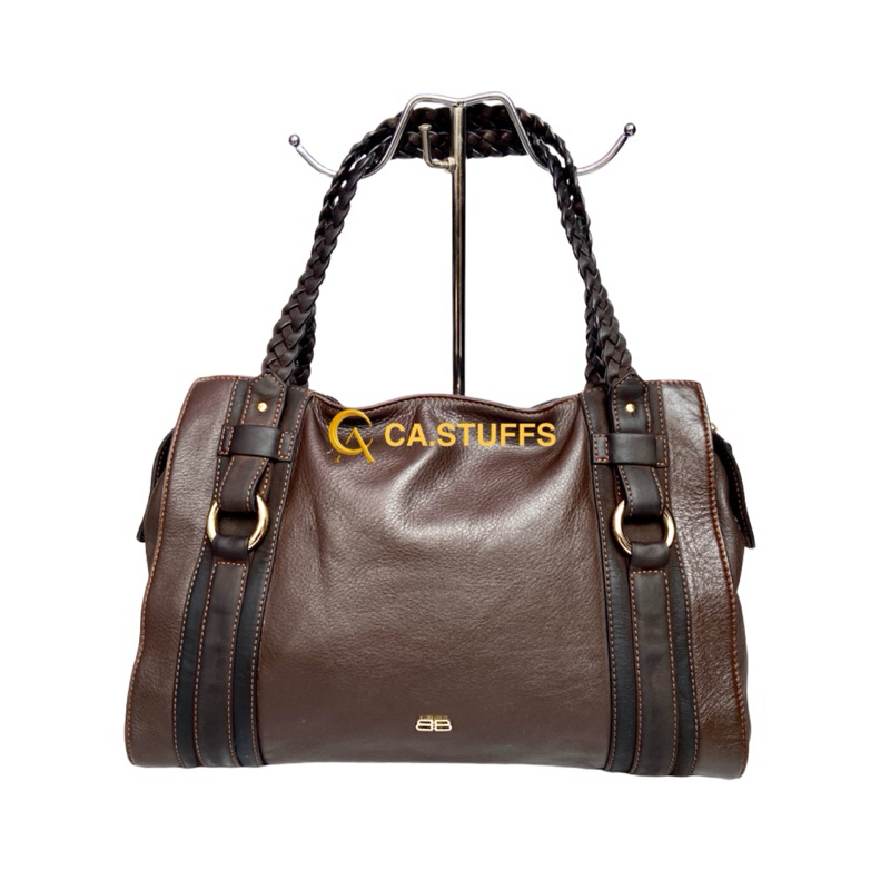 Preloved Balenciaga Vintage Brown Leather Bag