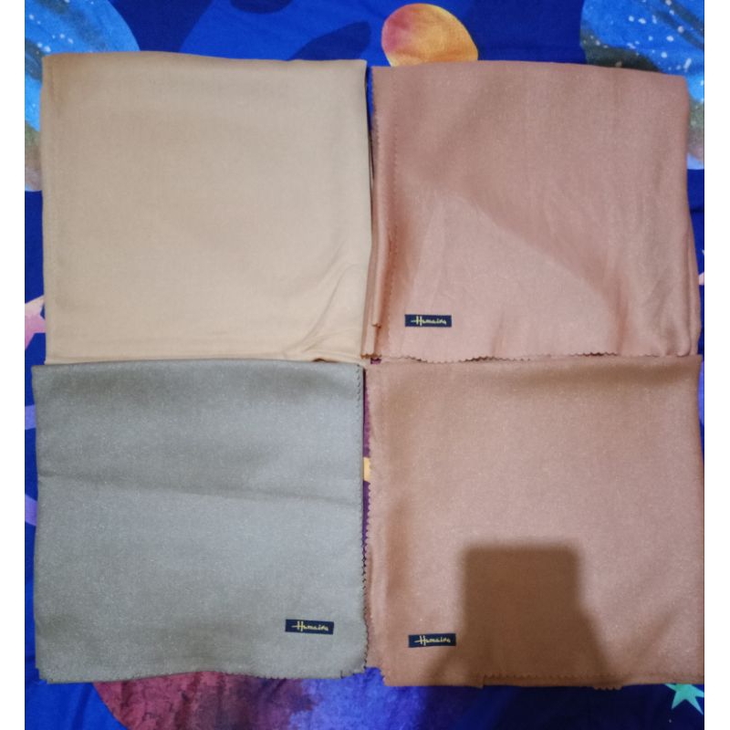 6 pcs jilbab segiempat/jilbab polos/jilbab laser cut