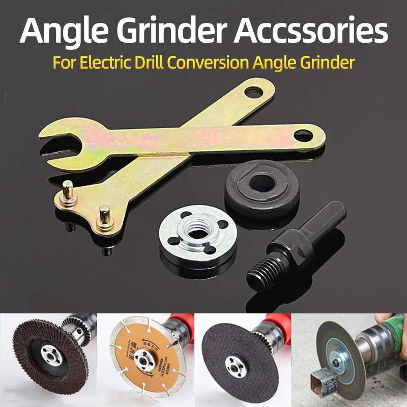 1set Adaptor Bor Gerinda 6mm / 10mm Adapter  Converter Konektor