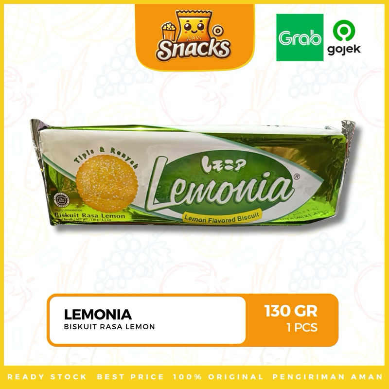 

Lav.Snacks︱Lemonia Biskuit Rasa Lemon 130GR - 1 PCS