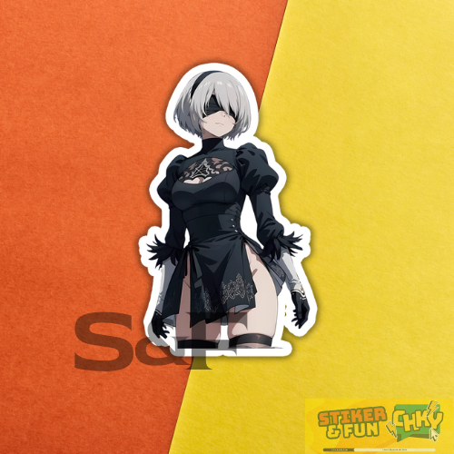 

Stiker Sticker Vinyl Laminasi 2B NIER AUTOMATA Vol 1