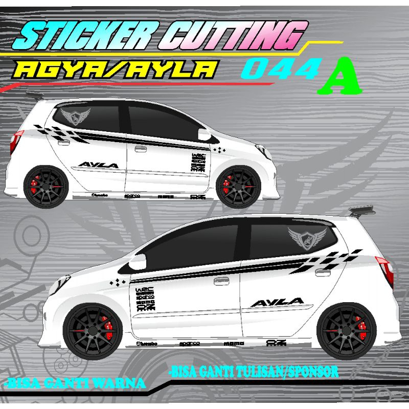 Sticker mobil ayla-agya sticker list minimalist mobil ayla-agya stiker mobil ayla-agya