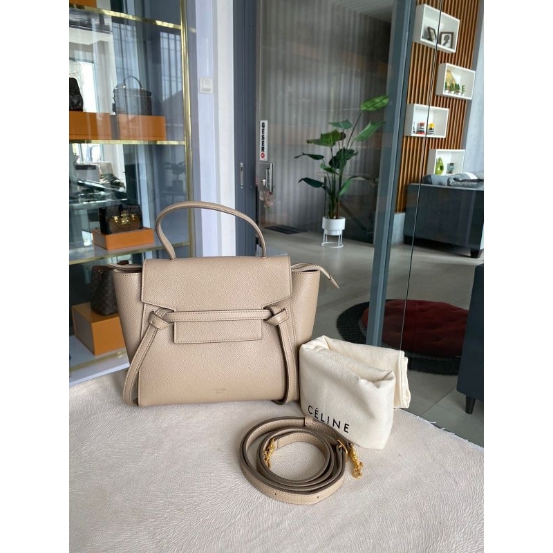 Celine Belt bag Nano taupe 2018
