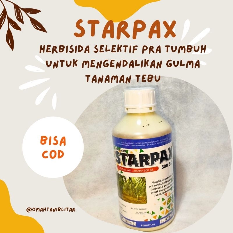 HERBISIDA KONTAK & SISTEMIK//HERBISIDA STARPAX//KEMASAN 1LITER