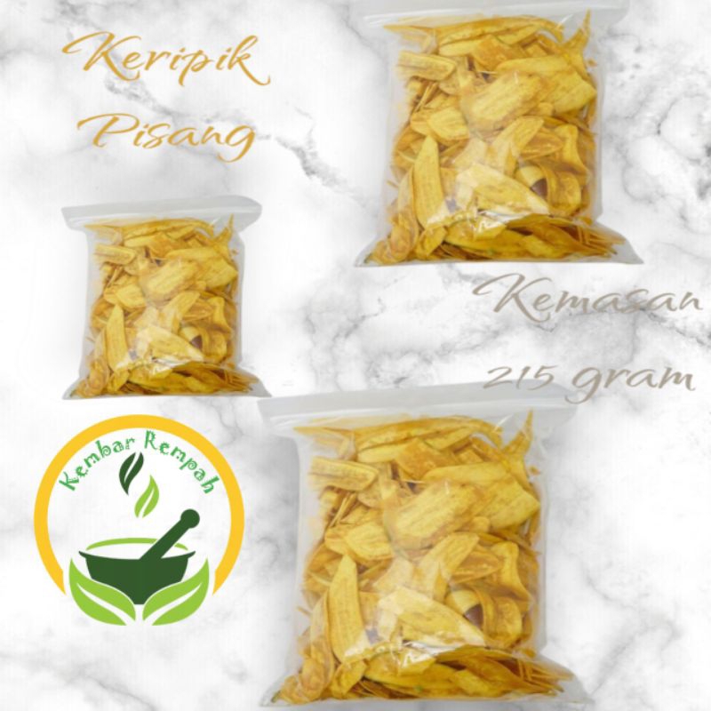 SERIPING PISANG Keripik Pisang Asin Gurih kemasan 215 Gram