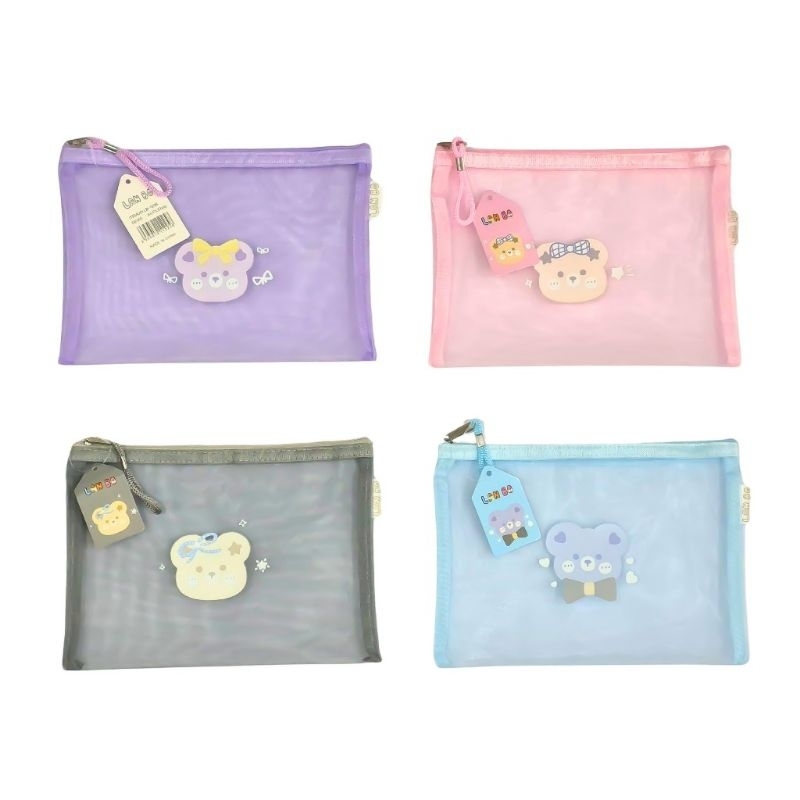 

(A5) Zipper Document Bag/Map jaring/Pouch LANBO A5 ( 17 X 24 cm )