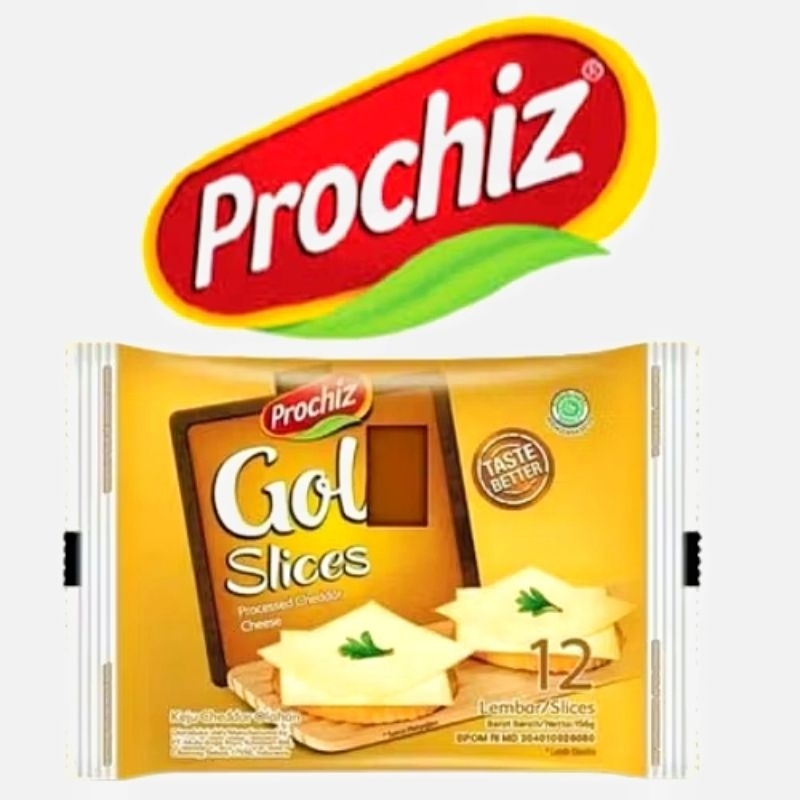

Prochiz Gold cheddar slice 12's 156 gr