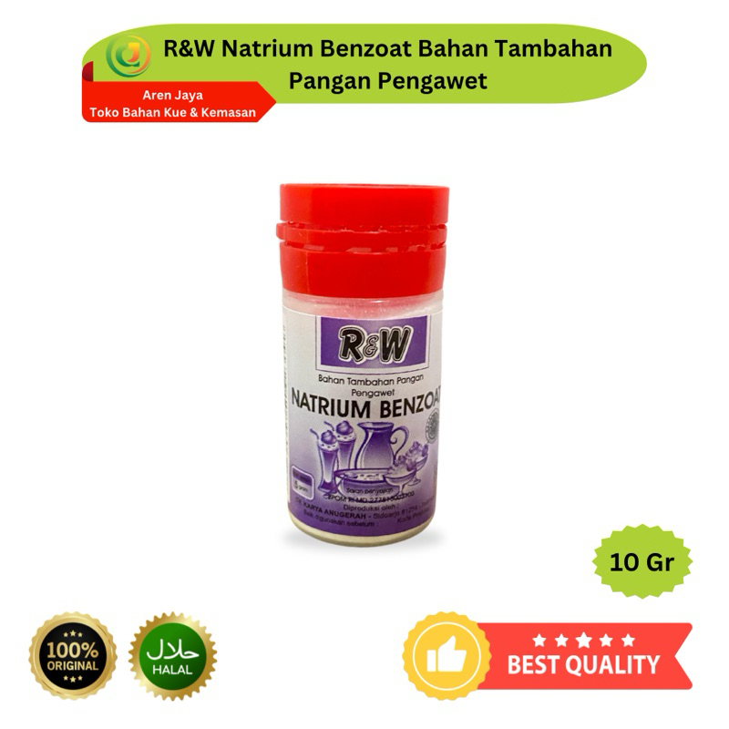 

Natrium Benzoat Pengawet Makanan Dan Minuman Rajawali R&W RW 10 Gram Original