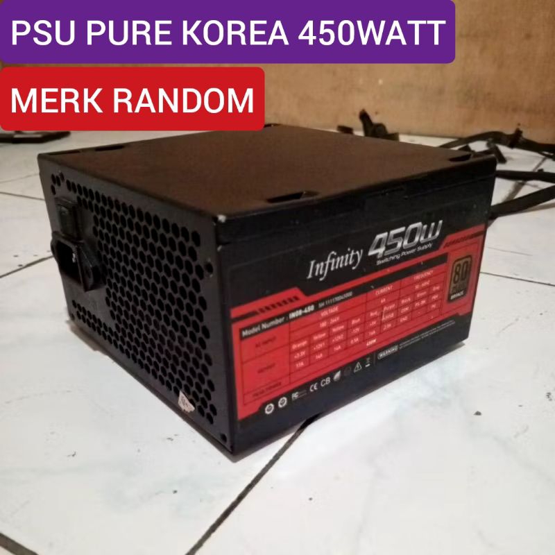 PSU PURE KOREA 450WATT 6 PIN FOR VGA