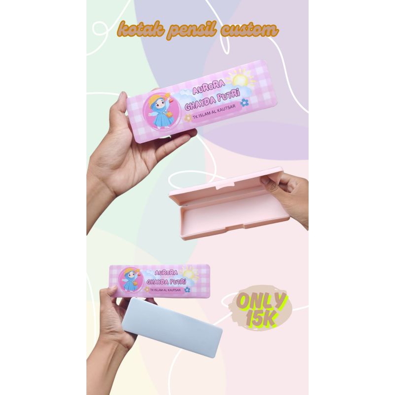 

Kotak pensil anak kotak pensil custom kotak pensil lucu tempat pensil anak