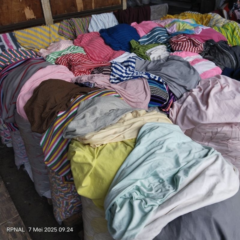 HARGA/0,5 M | KAIN KAOS KATUN | KAIN KAOS SALUR | BAHAN KAOS GARIS | BAHAN KAOS STRIPE | BAHAN KAOS