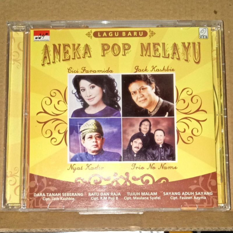 VCD Aneka Pop Melayu Cici Faramida Jack Kashbie Trio No Name V CD ORIGINAL