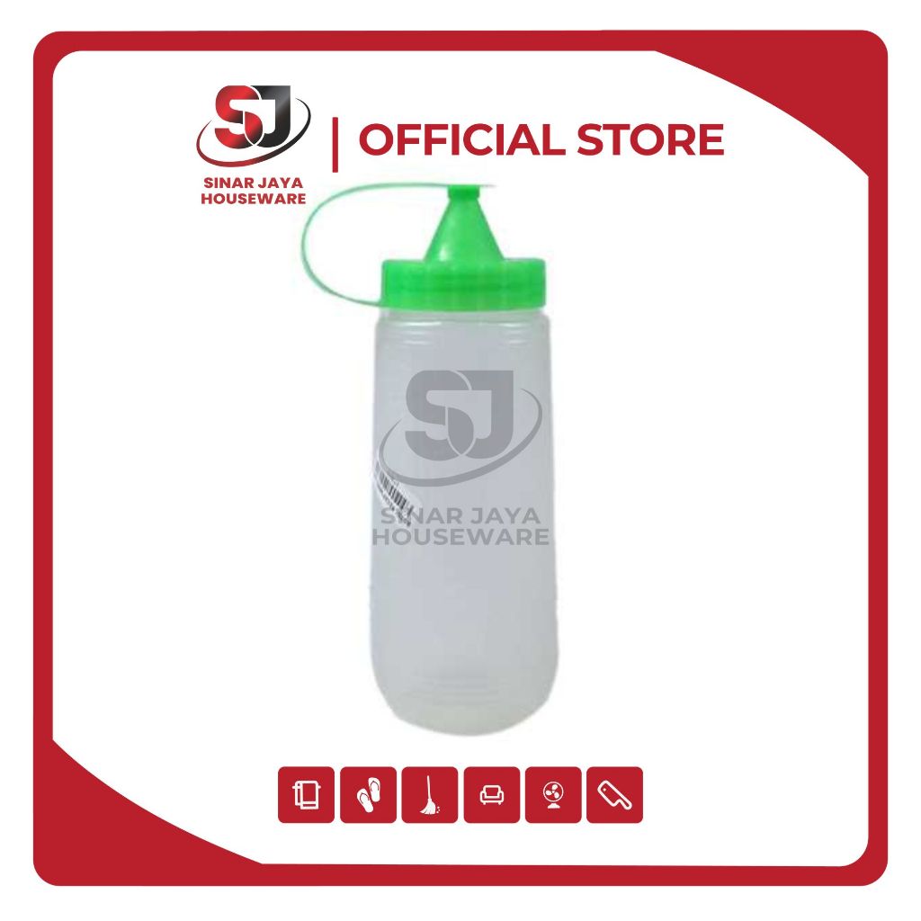 Botol Kecap 500Ml/ Botol Saus Plastik/ Botol Kecap 500Ml Delko