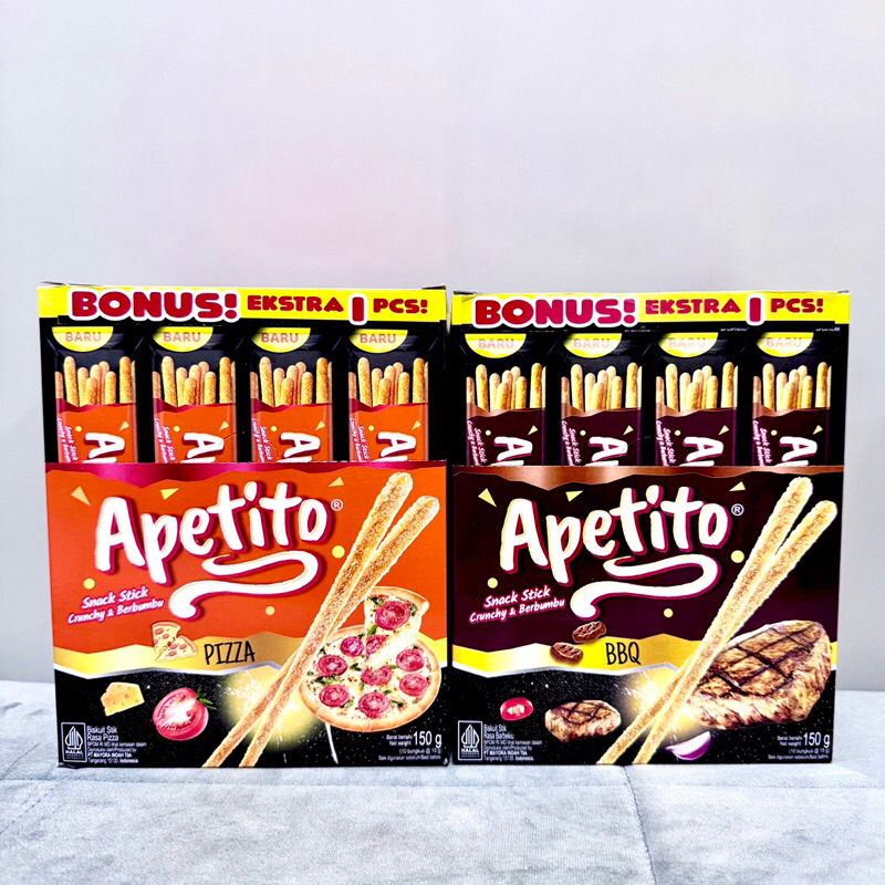

Roma Apetito Biskuit Stik Pizza Bbq 150gr