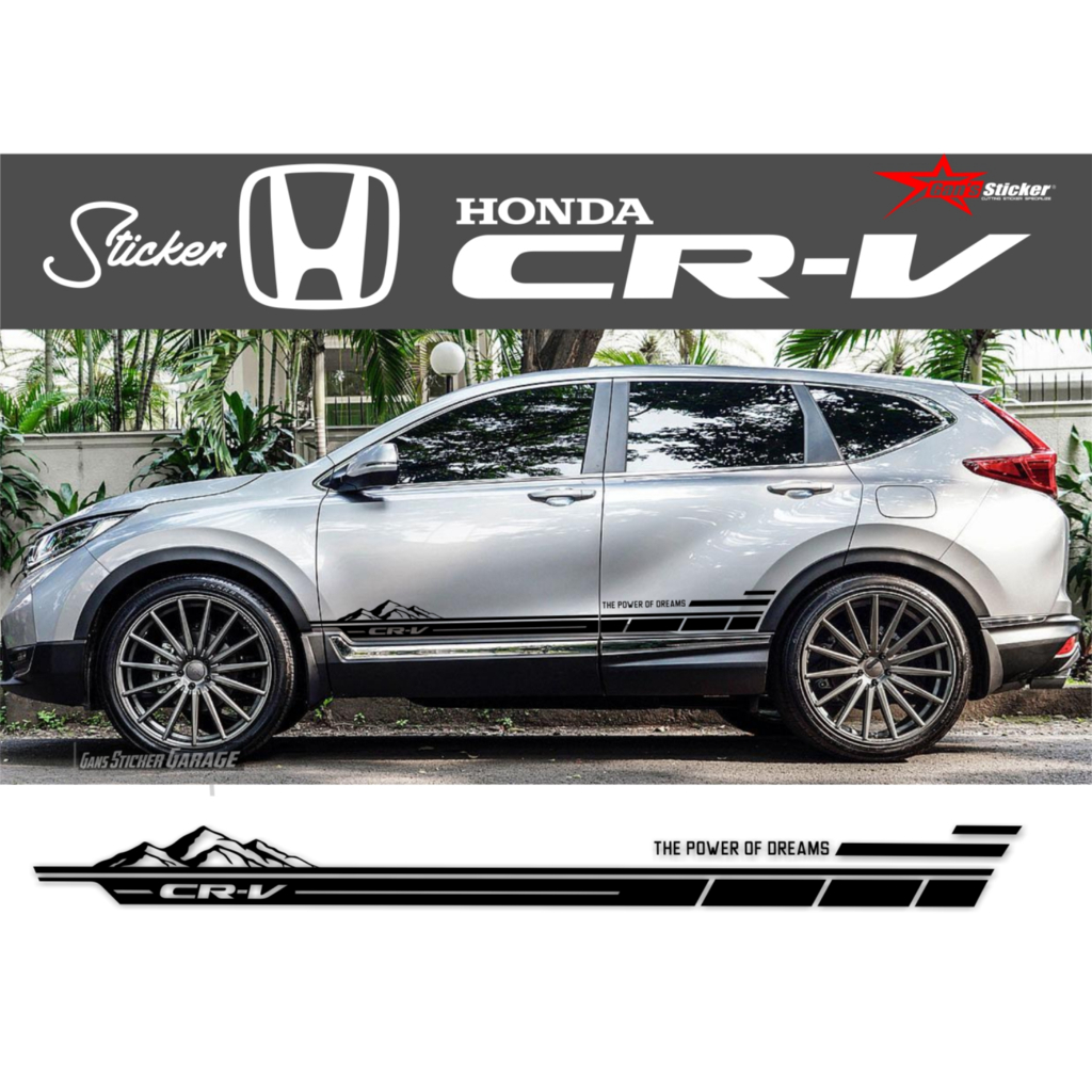 Sticker mobil honda CR-V 2022 2023 all new honda CR-V