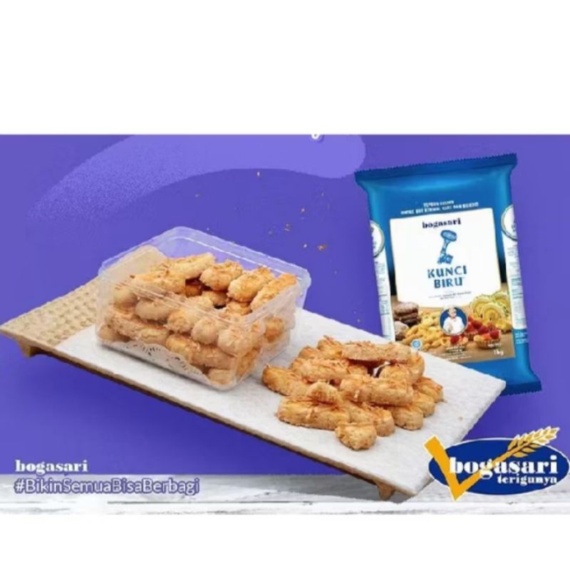 

Tepung kunci biru premium kemasan 1kg