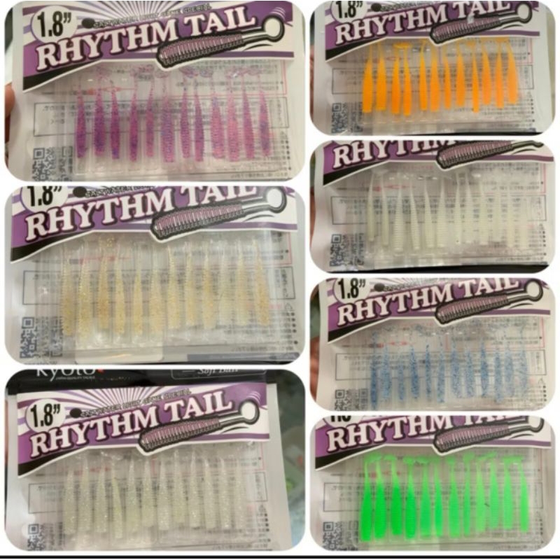 Umpan softlure Kyoto Rhythm Tail umpan casting softlure killer