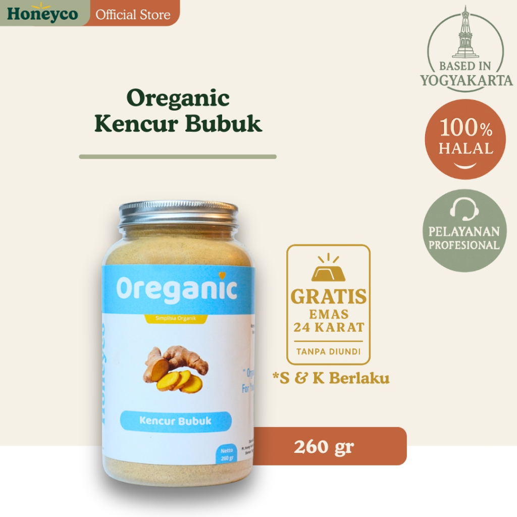 

Oreganic Kencur Bubuk Simplisia Organik - 260gr