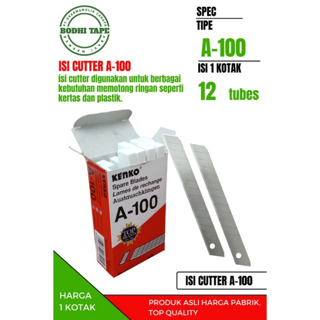 

Isi Cutter Kenko A-100 / isi Refill kater kenko A100 - PER TUBE