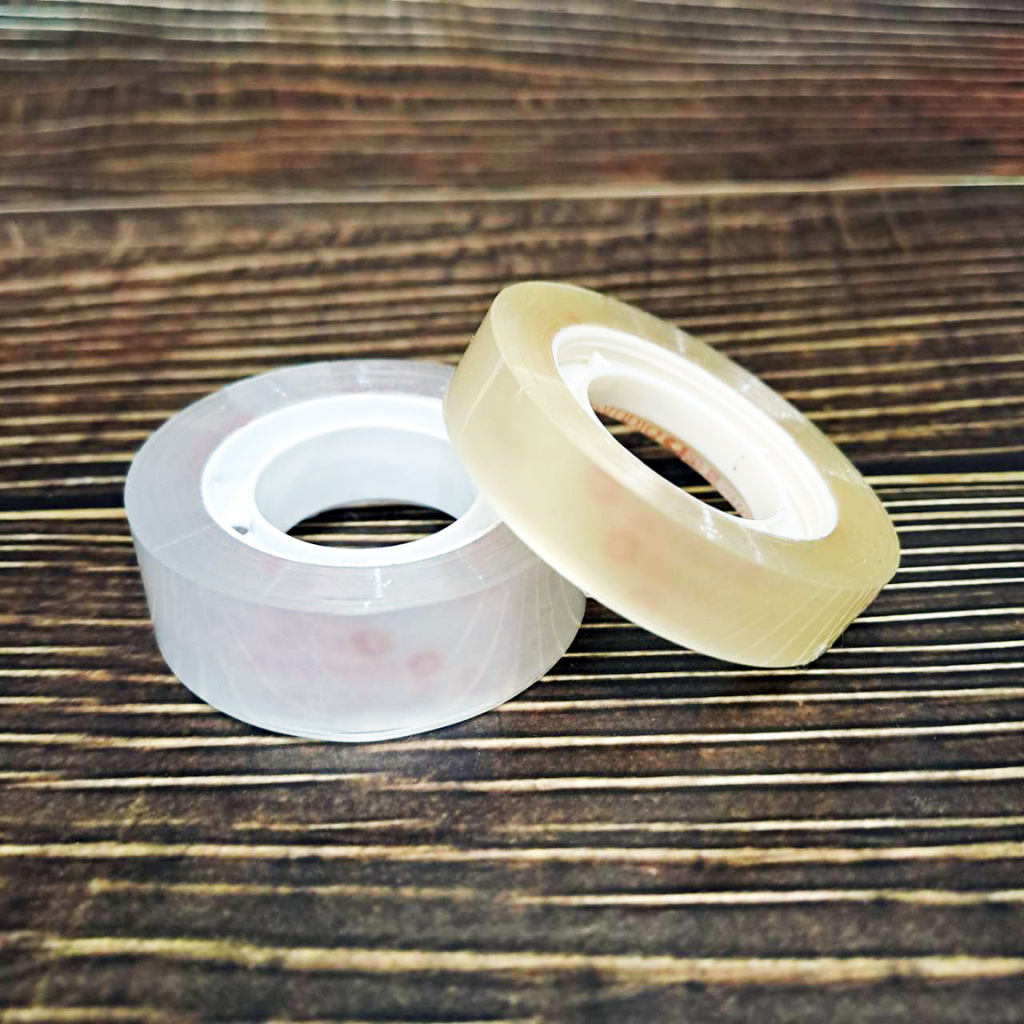 

Isolasi Bening Cellulose Tape 18 mm & 12 mm