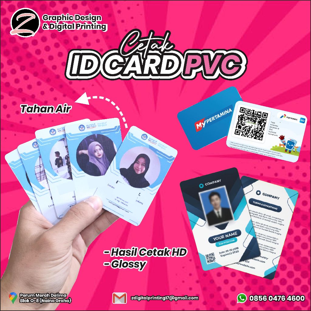 

ID CARD PVC (GLOSSY & TAHAN AIR)