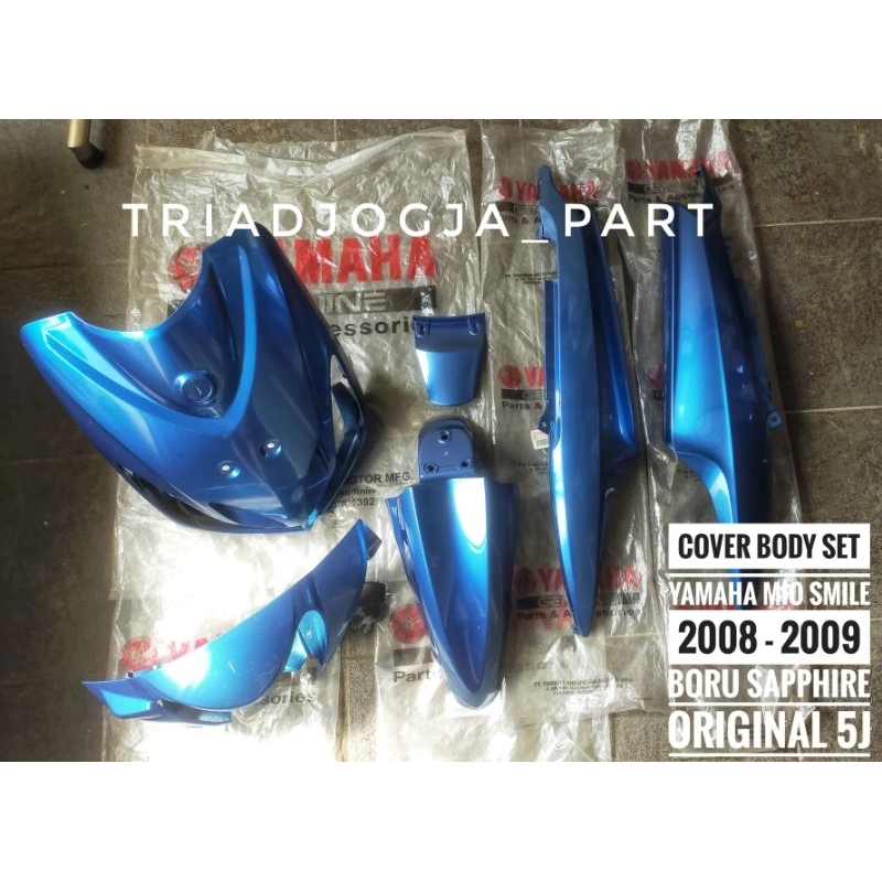 cover body set mio smile 2008 2009 biru sapphire sp original 5J
