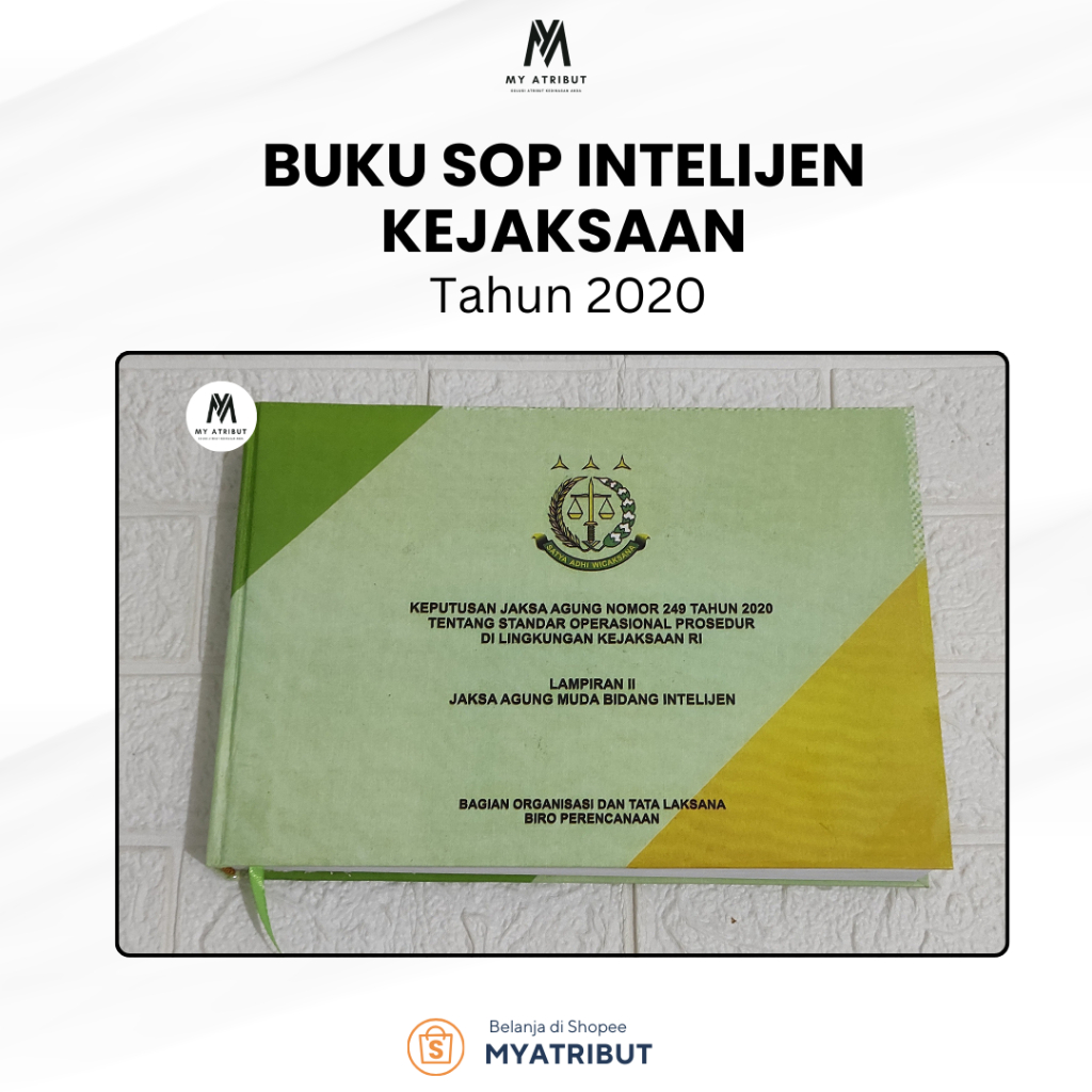 Buku SOP Intelijen Tahun 2020 Kejaksaan | Buku Kejaksaan