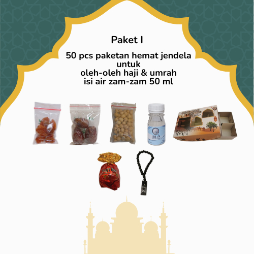 

paketan hemat tasbih+coklat turki jendela untuk oleh oleh haji dan umroh 50 pcs (air zamzam 50 ml)