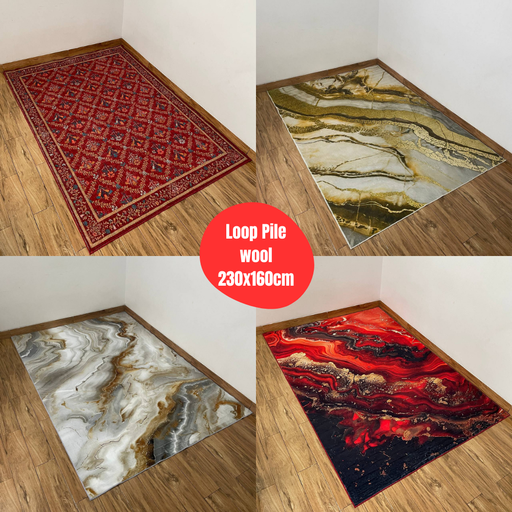 230X160CM KARPET WASHABLE RUG