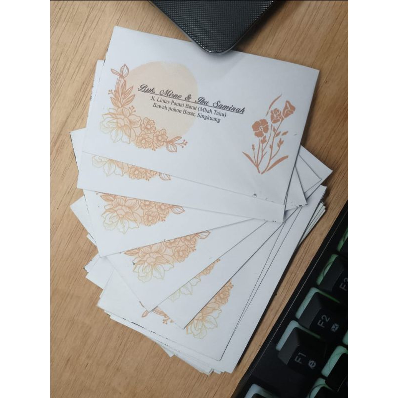 

Amplop custom nama. amplop sumbangan isi 50 Pcs