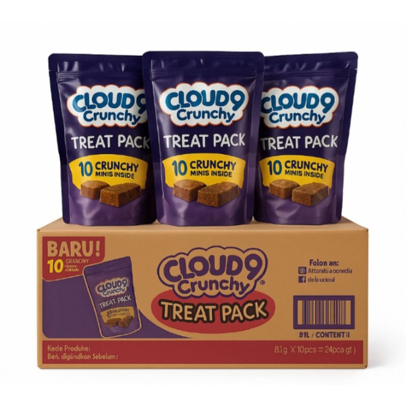 

CLOUD 9 COKELAT POUCH ISI 10 PC