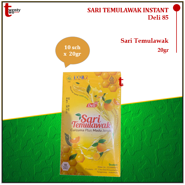 

Deli 85 Sari Temulawak Instant 10sch x 20gr