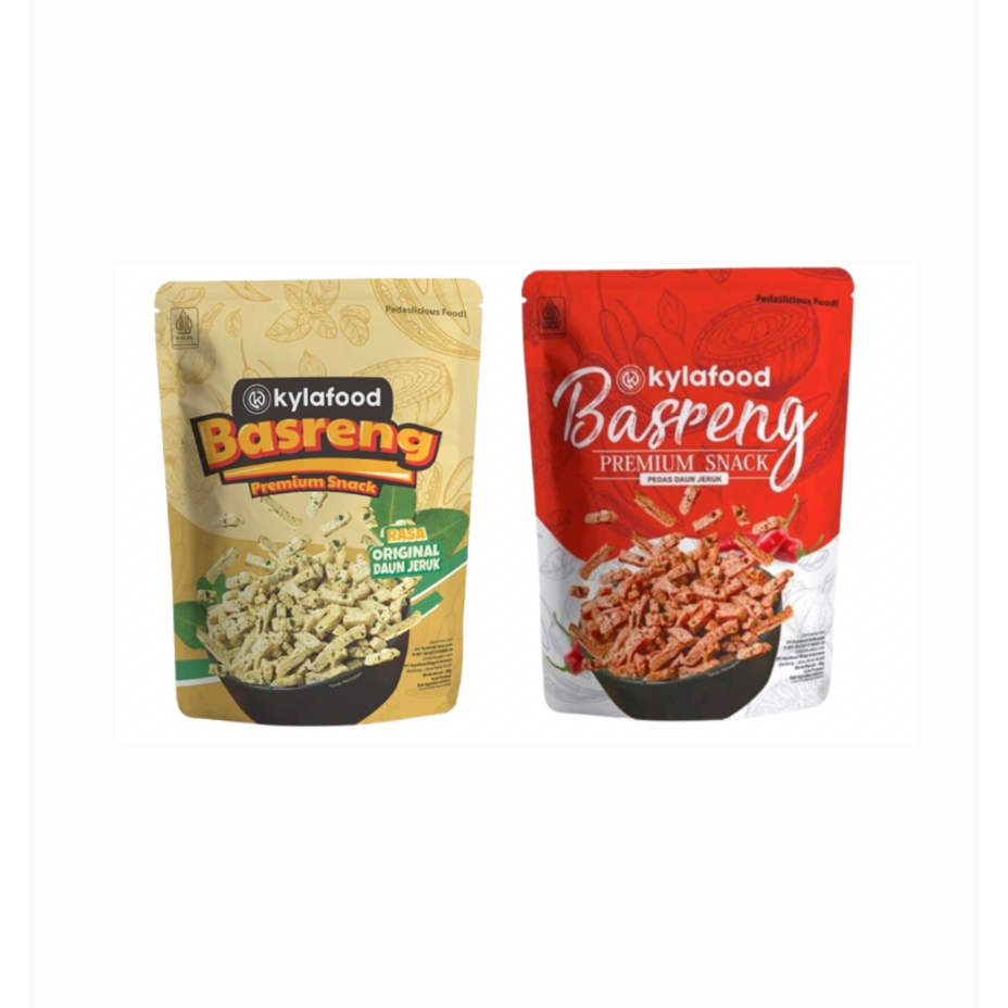 

Snack Kylafood Basreng Pouch 80gr - Original Daun Jeruk / Pedas