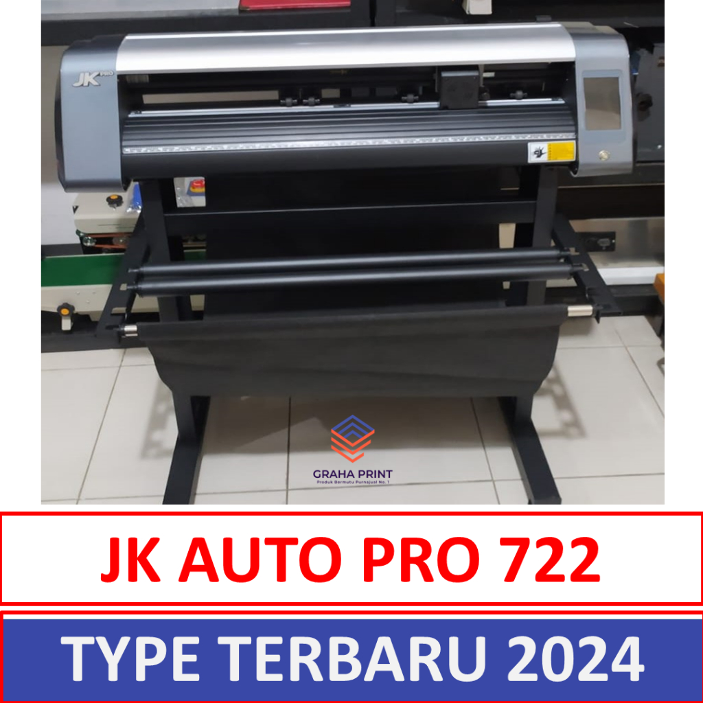 Mesin Cutting Stiker JK Auto Pro 722 LED Auto Contour Cut Alat Potong Sticker Bergambar Print & Cut