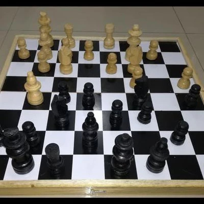 CATUR KAYU UKURAN XL (50 X 50) BIDAKNYA KAYU STANDAR