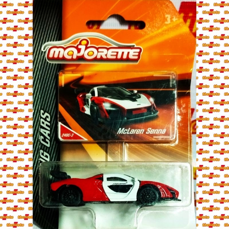 MAJORETTE MCLAREN SENNA RACING CARS RED WHITE MERAH PUTIH MC LAREN SENA MAJORET