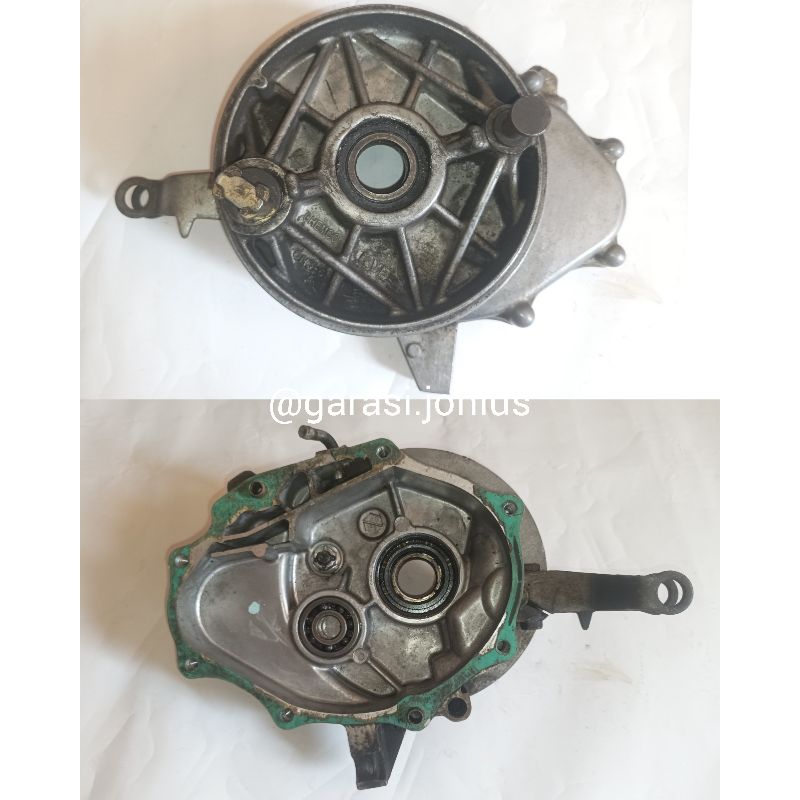 Rumah gearbox gigi rasio krengkes Honda Vario 110, Beat Karbu, Scoopy karbu ORI Copotan