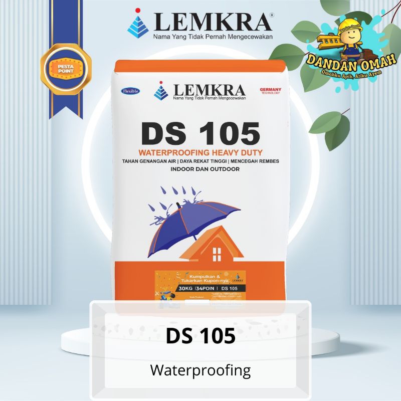 LEMKRA DS 105 / SEMEN WATERPROOFING HEAVY DUTY / KEMASAN 5 KG