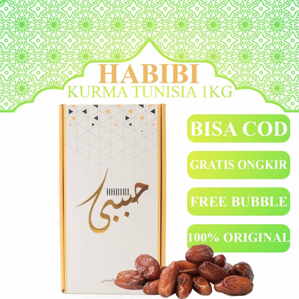 

Kurma Tunisia Premium Habibi 1000Gr/1Kg