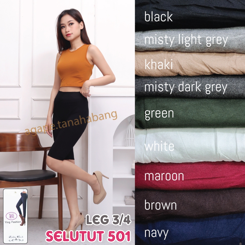 AGAPE - LEGGING SELUTUT 5O1 - LEGGING IMPORT WANITA PREMIUM / LEGGING WANITA