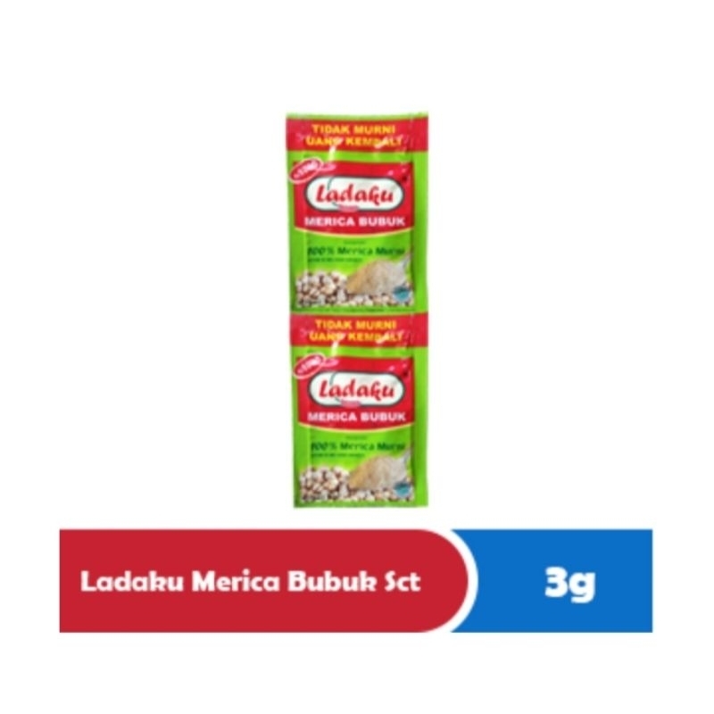 

Ladaku Merica Bubuk Sachet 12x3g
