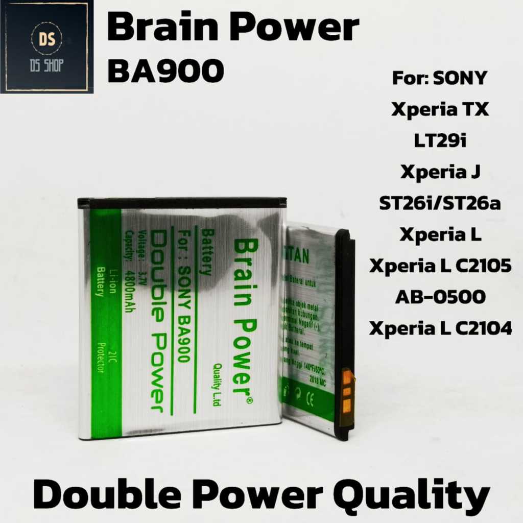 Baterai Sony Xperia TX M L J E1 BA900 Double Power Batre Baterai HP