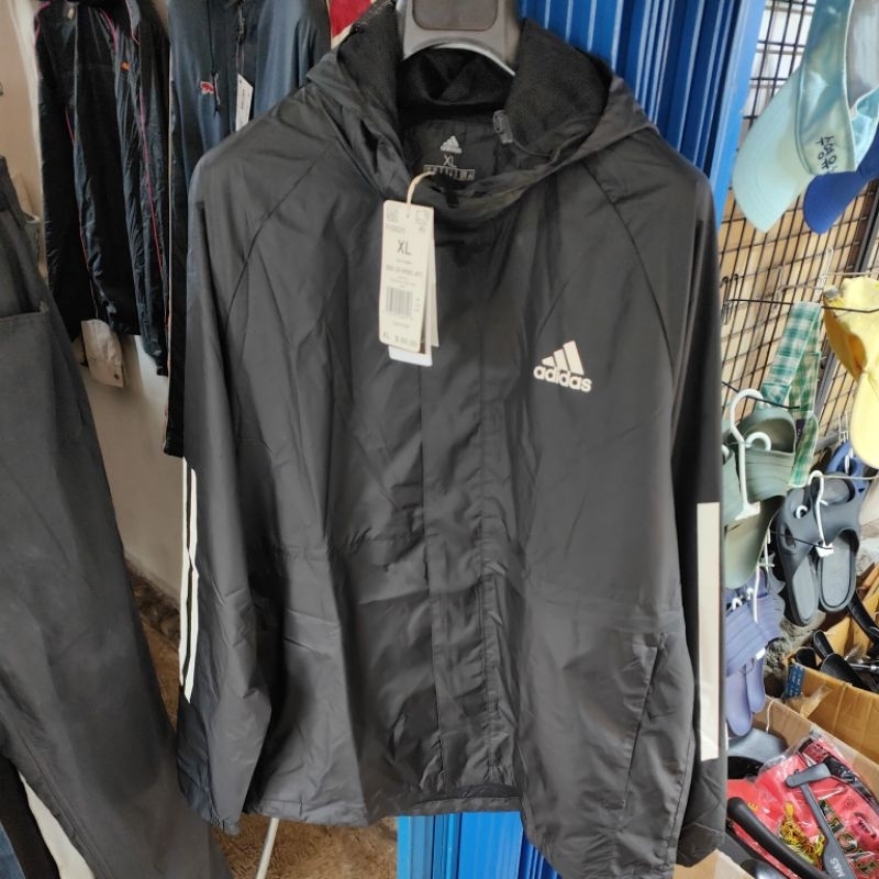 ADIDAS BSC 3 STRIPES WINDBREAKER RDY 100% ORIGINAL