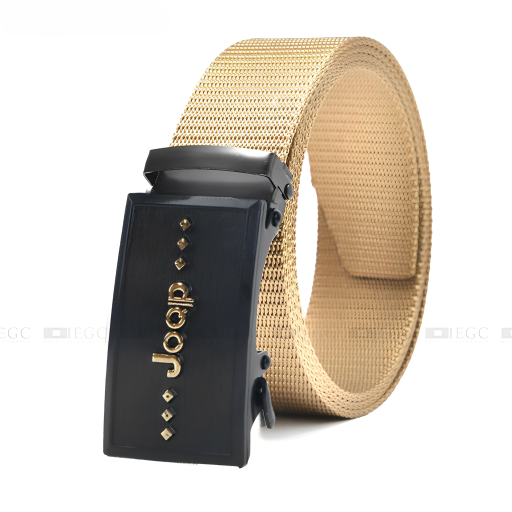 Ikat Pinggang Sabuk Belt Pria Casual Polos Bahan Kanvas Keren Elegan