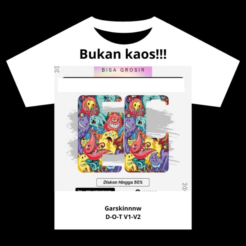 

Bukan Kaos Tapi Stiker Pelindung Antigores D.O.T All In One Motif Bisa Custom
